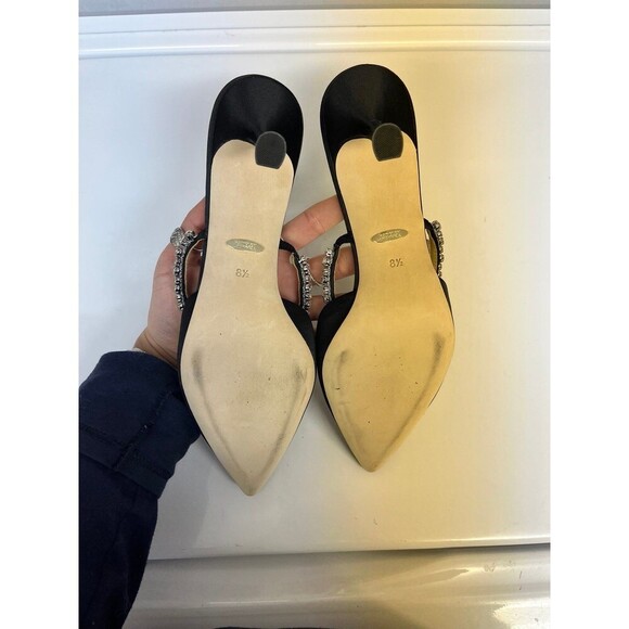 Badgley Mischka Flutter Pointed Slide - Picture 6 of 7